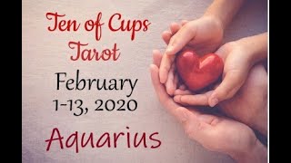 Aquarius February 1-13 New start and walking right toward the sun!
