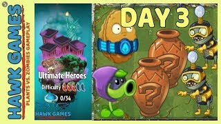 Plants vs Zombies 2 Ultimate Heroes World Day 3 (Vasebreaker)