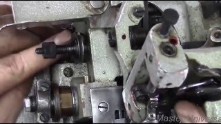Оверлок 51 класса. Как заправить нитки. Видео №120.