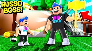 I BATTLED A RUSSOPLAYS BOSS And Had To BAN MYSELF In BANNING SIMULATOR!! (Roblox)