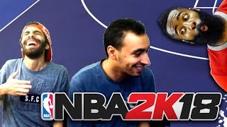NBA 2k18 - احرف شخص بيلعب كره السله ?