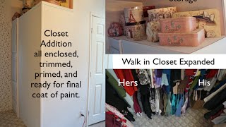 Enlarging a Walk-in Closet