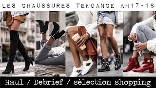 Les chaussures tendance de l'hiver - HAUL & Debrief
