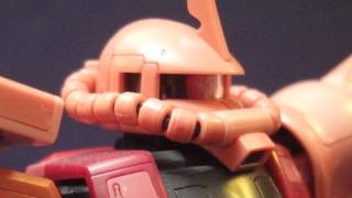 RG Char's Zaku II (Part 2: Parts) Real Grade 1/144 Gundam model review
