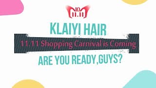 ENJOY 11.11 BIG SALE AliExpress Klaiyi hair丨 Up to 55% off