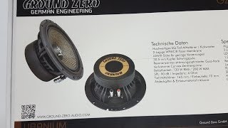 Акустика Ground Zero GZUK 65SQX - визуальное знакомство