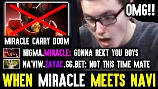 How NA'VI.Zayac And Blizzy Destroys Miracle Carry Doom In Pub - 7.23c Dota 2
