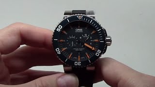 Oris Aquis Regulateur Tubbataha Diver's Men's Watch Ref:74976637185RS Divers Watch