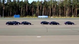 Показательные выступления водителей гаража особого назначения ФСО России