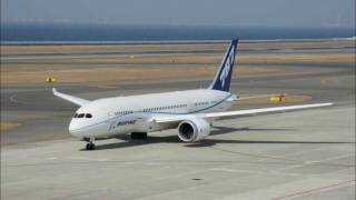 B787 中部国際空港でタッチ＆ゴー Part2