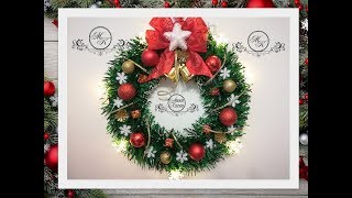 DIY?ВЕНОК ДЛЯ ДЕКОРА НА НОВЫЙ ГОД ИЗ ЕЛОВЫХ ВЕТОЧЕК И СВЕТЯЩЕЙСЯ ГИРЛЯНДЫ?Мастер Класс?Анна Кохан