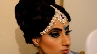 Real Asian Bridal Walima/ Reception Hair & Makeup Tutorial by Farah Syed MUA