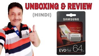Samsung EVO Plus 64 GB Micro SD Card Unboxing and Review in Hindi 2018