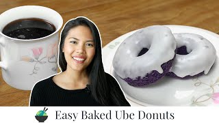 Baked Ube Donuts | How To Make Ube Donuts Recipe