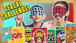 BLINDFOLDED CEREAL CHALLENGE (MOM VS SON)