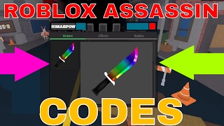 Roblox Assassin Codes - Codes for Knives 2017 - Roblox Assassin Codes - Assassin Roblox Codes
