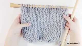 ¿Cómo tejer una Bufanda Mágica? - WE ARE KNITTERS