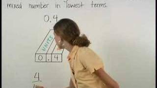 Decimals to Fractions - MathHelp.com - Math Help