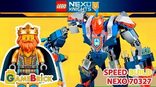 LEGO NEXO KNIGHTS 70327 THE KING'S MECH Speed build review [museum GameBrick]