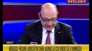 Ediţia de seară, invitat Preşedintele Traian Băsescu. Moderator, Victor Ciutacu