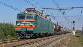 Електровоз ВЛ11.8-667, перегін колійний пост 530 км - ст. Курськ МСК. ЗАЛ.