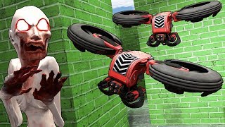 SCP VS ЛЕТАЮЩИЕ ДРОНЫ В ЛАБИРИНТЕ! SCP В ЛАБИРИНТЕ! (СКРОМНИК)