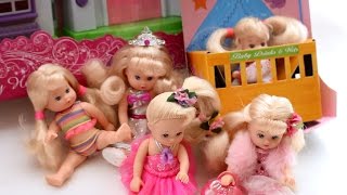 Мультик про КУКОЛ для ДЕВОЧЕК.Распаковка 6 принцесс.Кормим малышку Лили