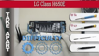 How to disassemble ? LG Class H650E Take apart Tutorial
