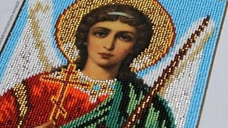 Вышивка бисером. Икона ювелирным бисером.