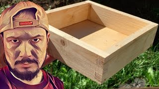 Простая деревянная коробочка своими руками