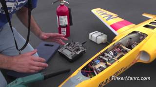 Turbine Start JetCat P-100RX  in BVM Bandit Mk II