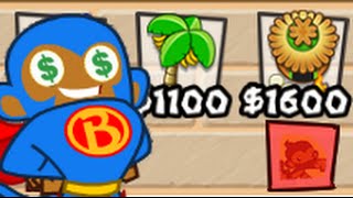 Bloons TD Battles - Winning With the Second Best Strategy on Bananza!