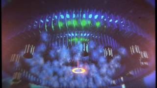 GALACTIC FEDERATION SPACESHIP LANDING WITH CRYSTAL CHAMBERS COMPUTER GRAPHICS CG ART