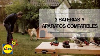 Tres Aparatos y Tres Baterías Compatibles e Intercambiables