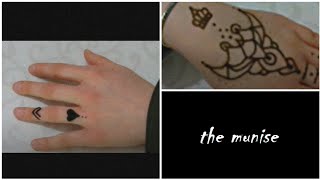 Basit Hint Kınası Dövme//Başlangıç//simple henna tattoo
