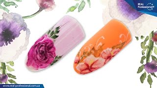 Real-Professional. Мастер-класс "Флористика. Акварель+акриловые краски". часть 1.