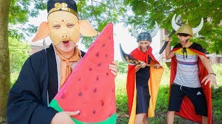 Trư Bát Giới Trộm Dưa Hấu Trong Hang Động Của Yêu Tinh Bò Đen | Việt Tây Du Ký