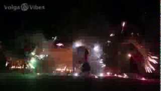 ОГНЕННОЕ ПИРОТЕХНИЧЕСКОЕ ШОУ (фаер-шоу) В САРАТОВЕ - fireshow VOLGA VIBES.