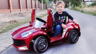 ЭЛЕКТРОМОБИЛЬ - в Подарок Роме на 400.000 ПОДПИСЧИКОВ на Kids Roma Show