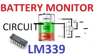 LM 339 Battery Monitor Circuit - Zener Diodes #basicTronics 00