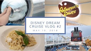 Disney Cruise Vlog Day 2 | Beauty & The Beast, Animator's Palate, + the Aquaduck  | May 15, 2018