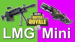 LMG vs Minigun: Which is Better? - Fortnite Battle Royale