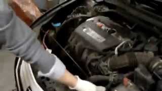 Замена дальнего света Honda Accord headlights replacement