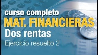 Ejercicio con dos rentas | Ejercicio resuelto 2