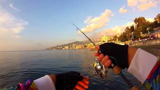 Нано джиг на море. Rockfishing в Ялте.