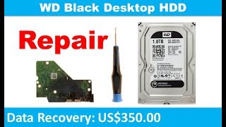 WD black  WD10EZEX WD5000AZLX WD1003FZEX WD5003AZEX WD7500AZEX  2060 771829 005 PCB  repair  hard dr