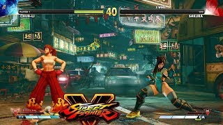 Street Fighter V AE Chun Li vs Sakura PC Mod
