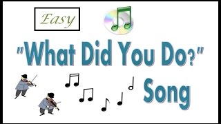 How To Teach The Past Simple -- Past Simple Song