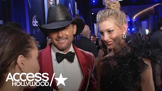 Tim McGraw & Faith Hill On Being Best-Dressed On The 2017 CMAs Red Carpet | Access Hollywood