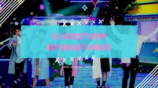 10 EASIEST Boy Group Dances (KPOP)